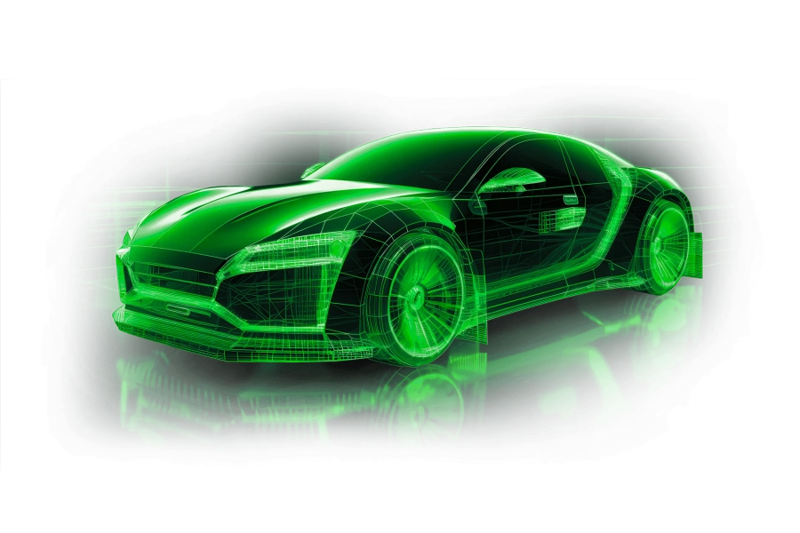 Car wireframe