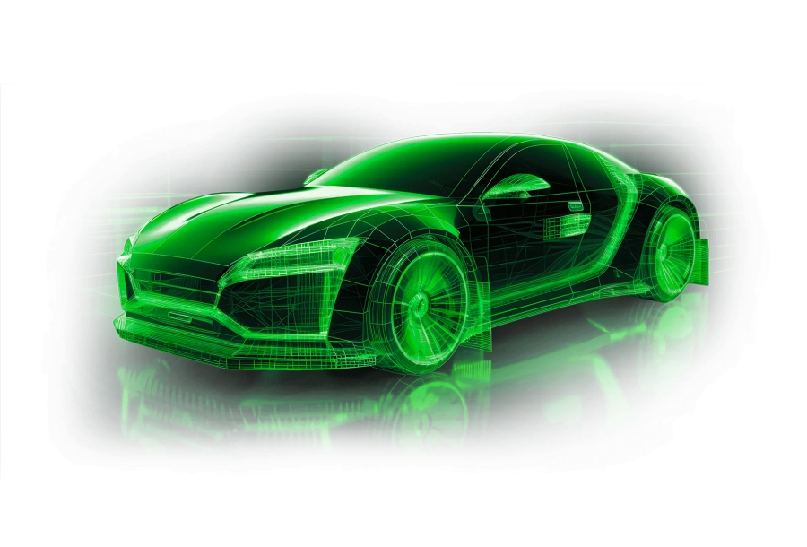 Car wireframe
